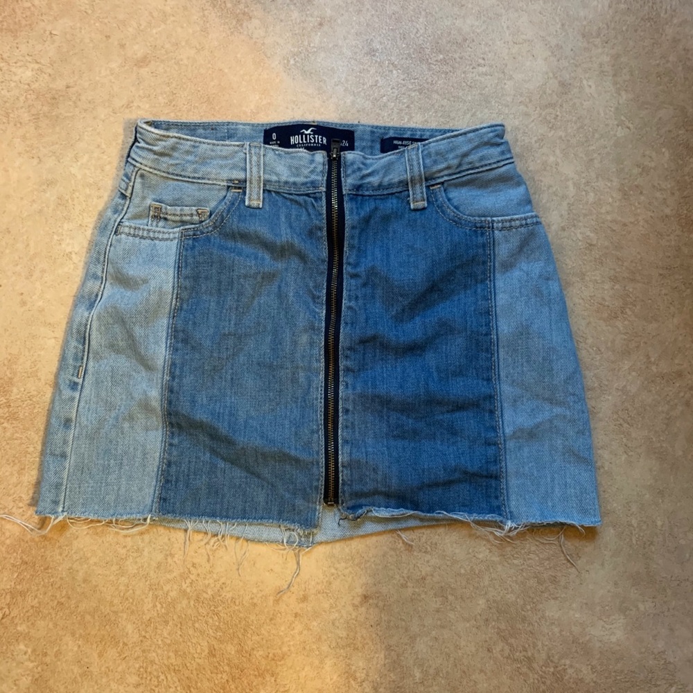 Hollister denim skirt